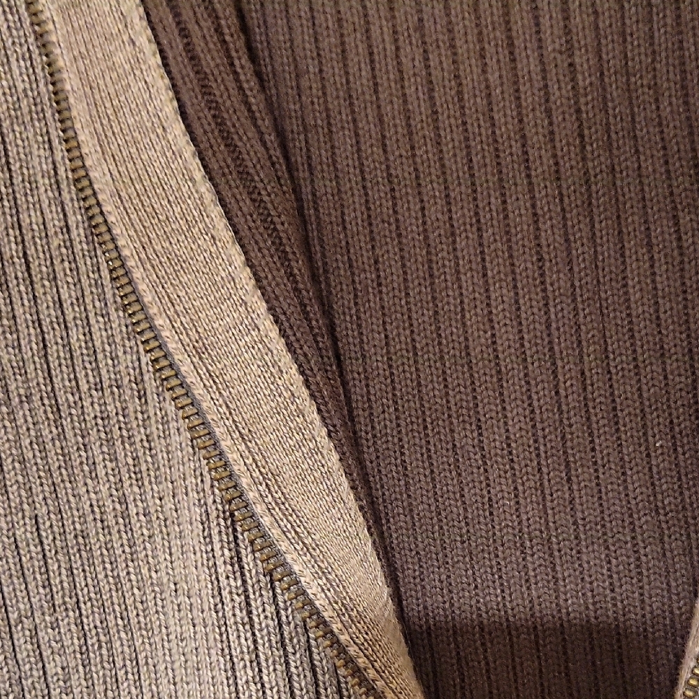 Sundance Gray Ribbed Women's Cardigan - Picture 8 of 9